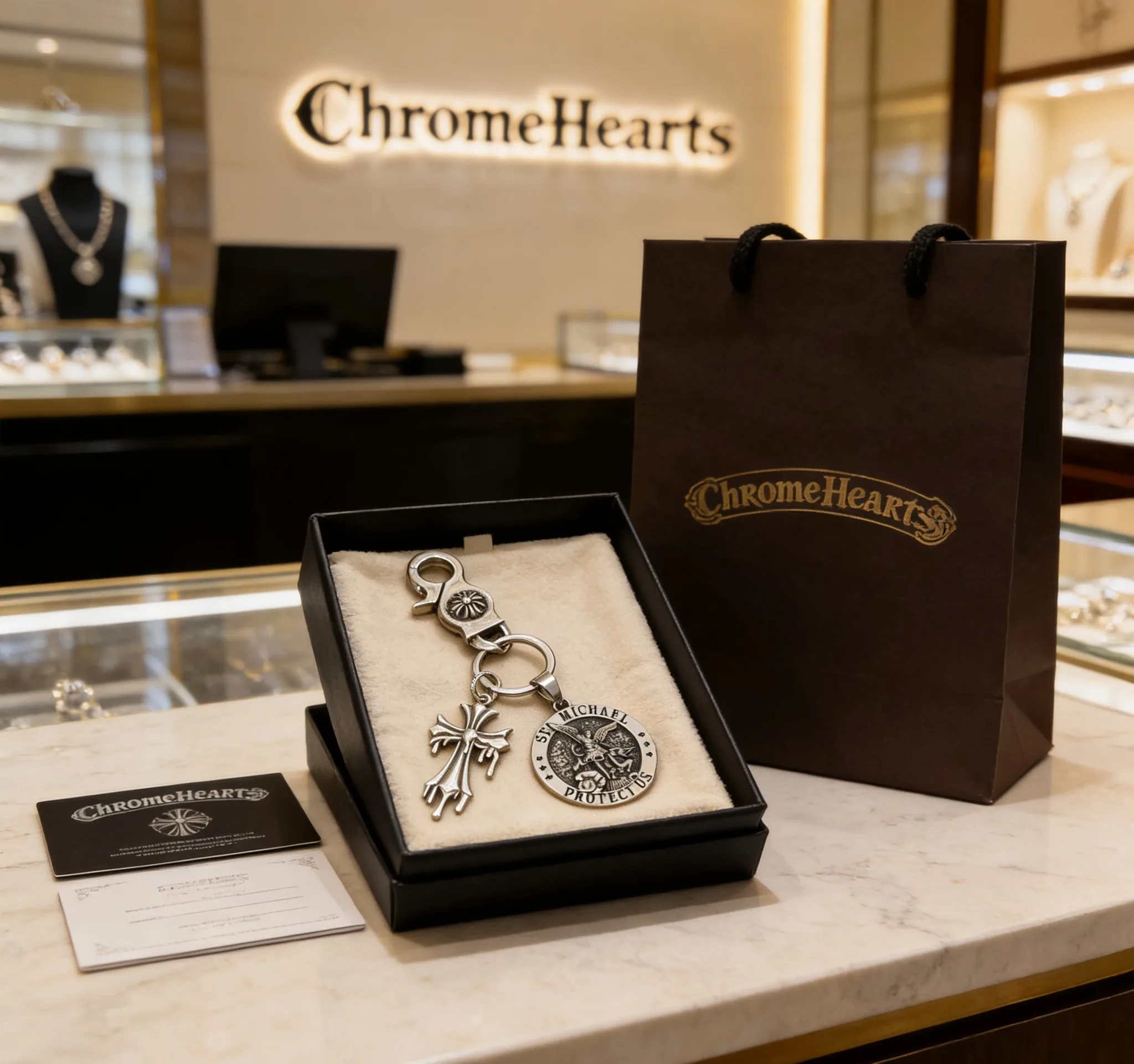 Chrome Hearts Keychain