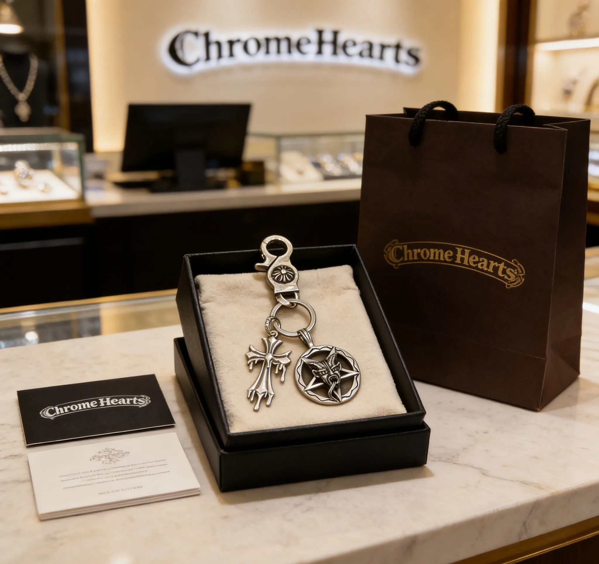 Chrome Hearts Keychain