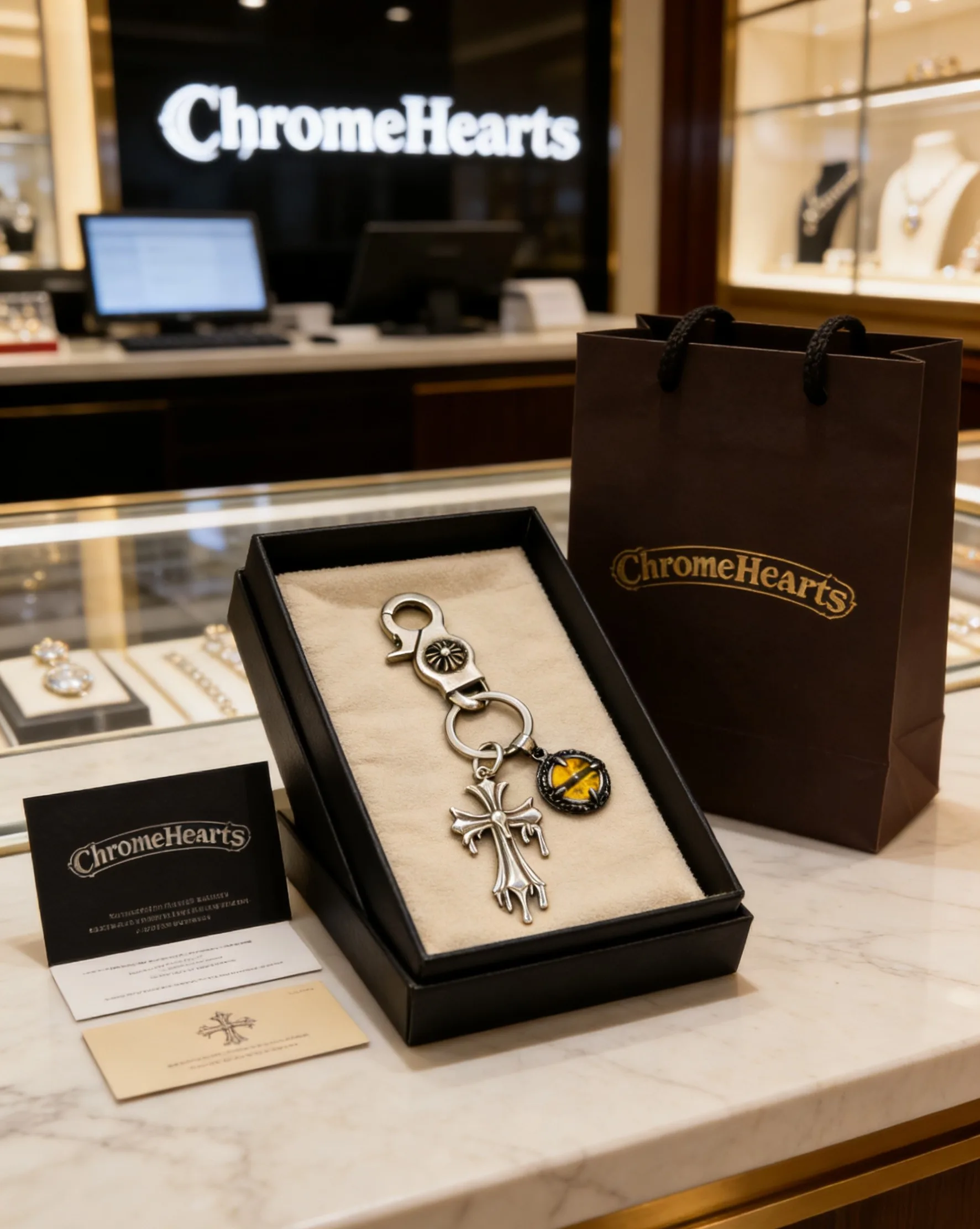 Chrome Hearts Keychain
