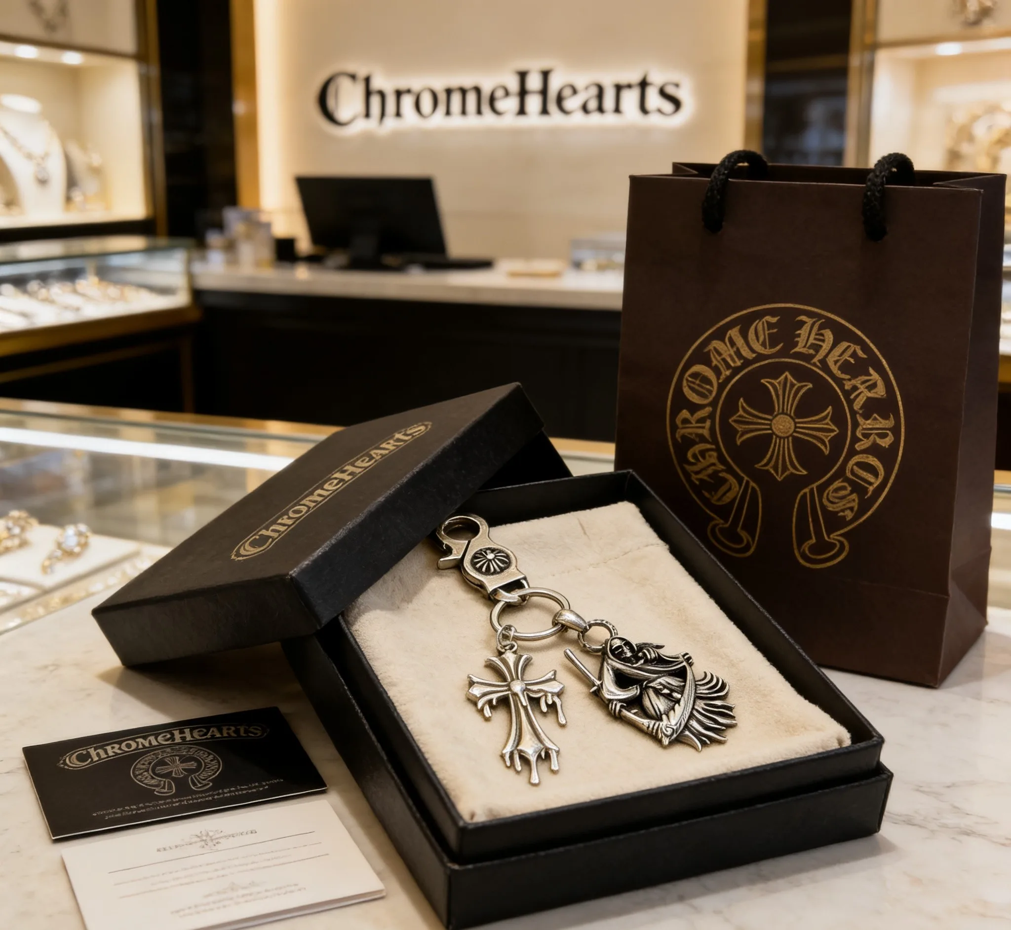 Chrome Hearts Keychain