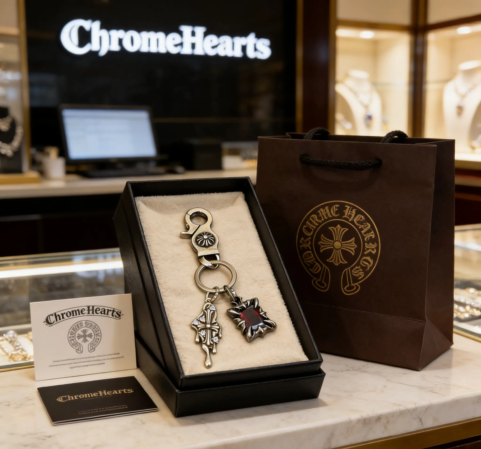 Chrome Hearts Keychain