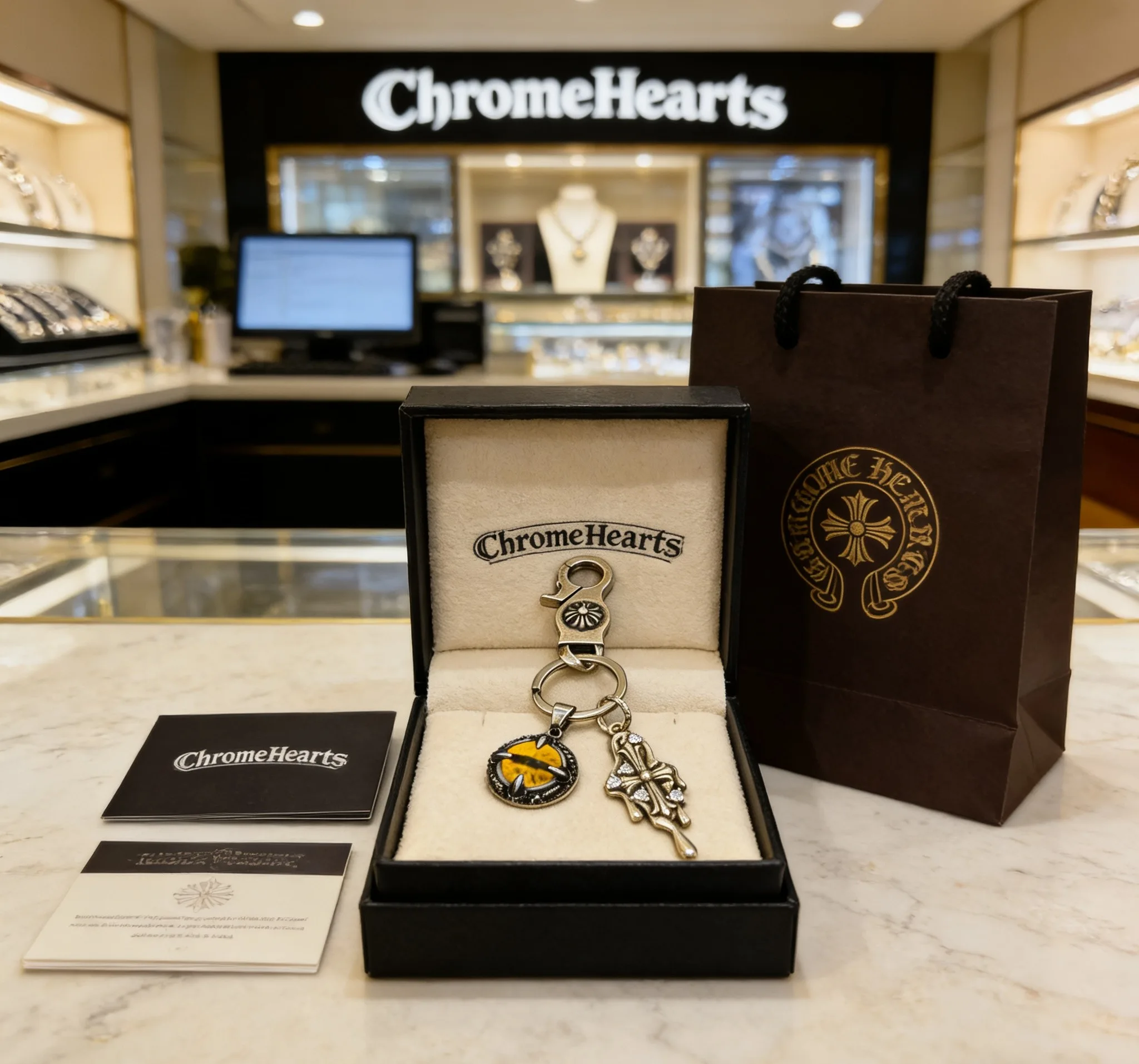 Chrome Hearts Keychain