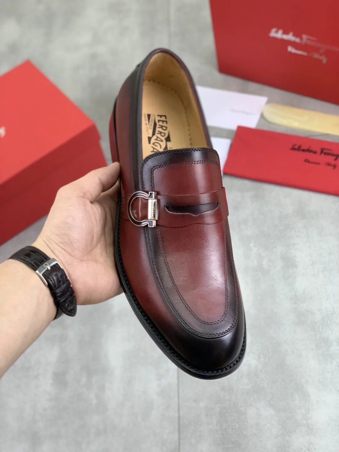 Salvatore Ferragamo Leather Shoes