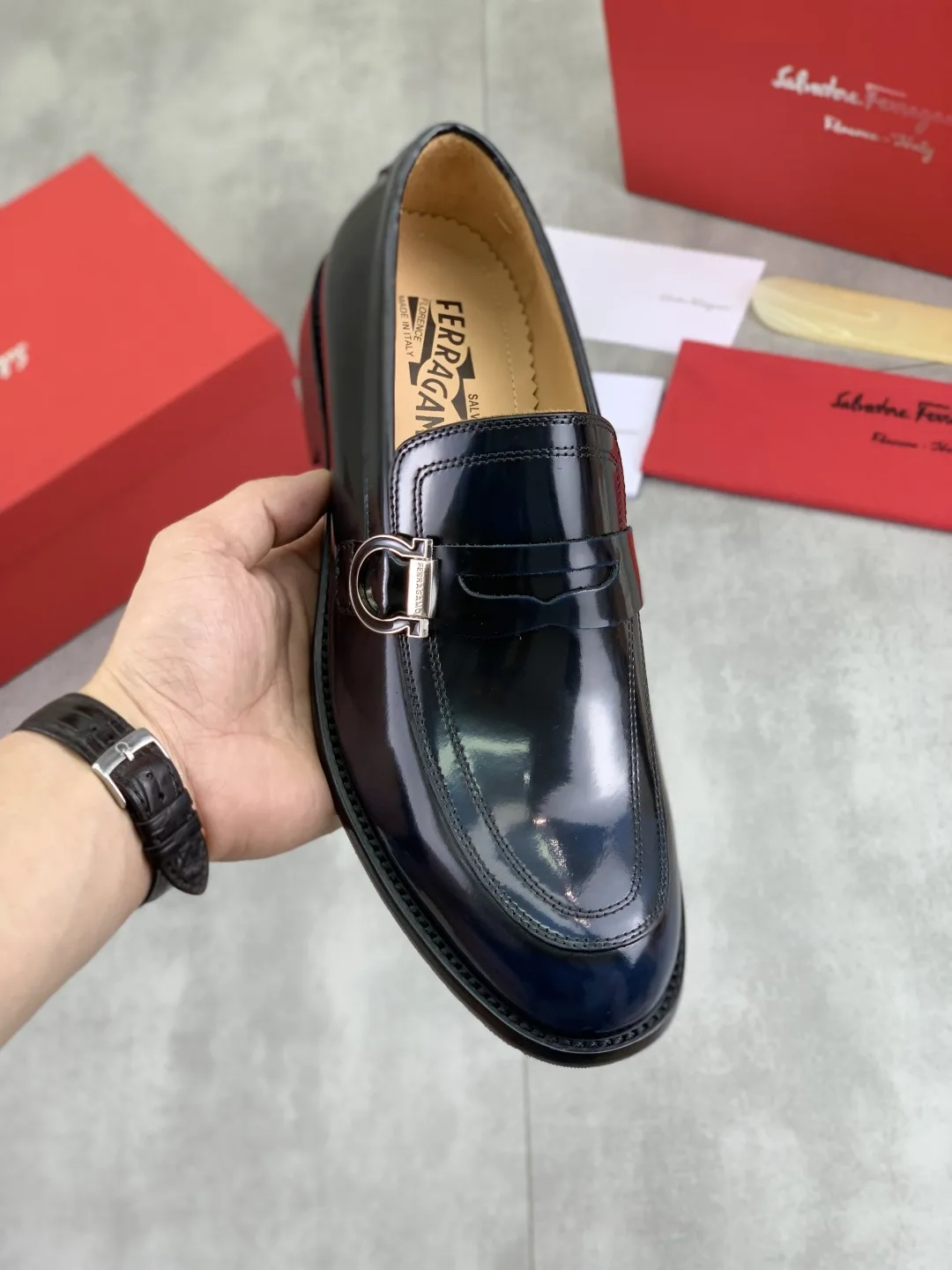 Salvatore Ferragamo Leather Shoes