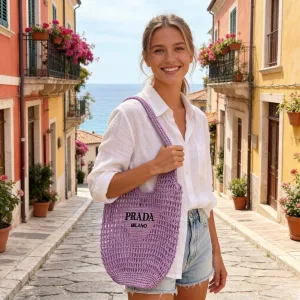 Prada Straw Bags