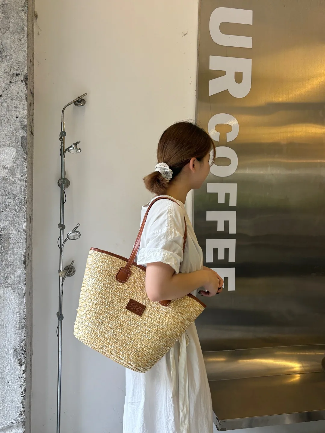 Burberry Straw Bags
