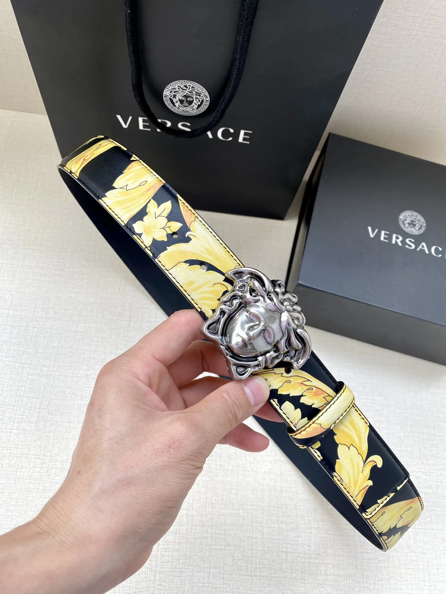 Versace Printed Belt
