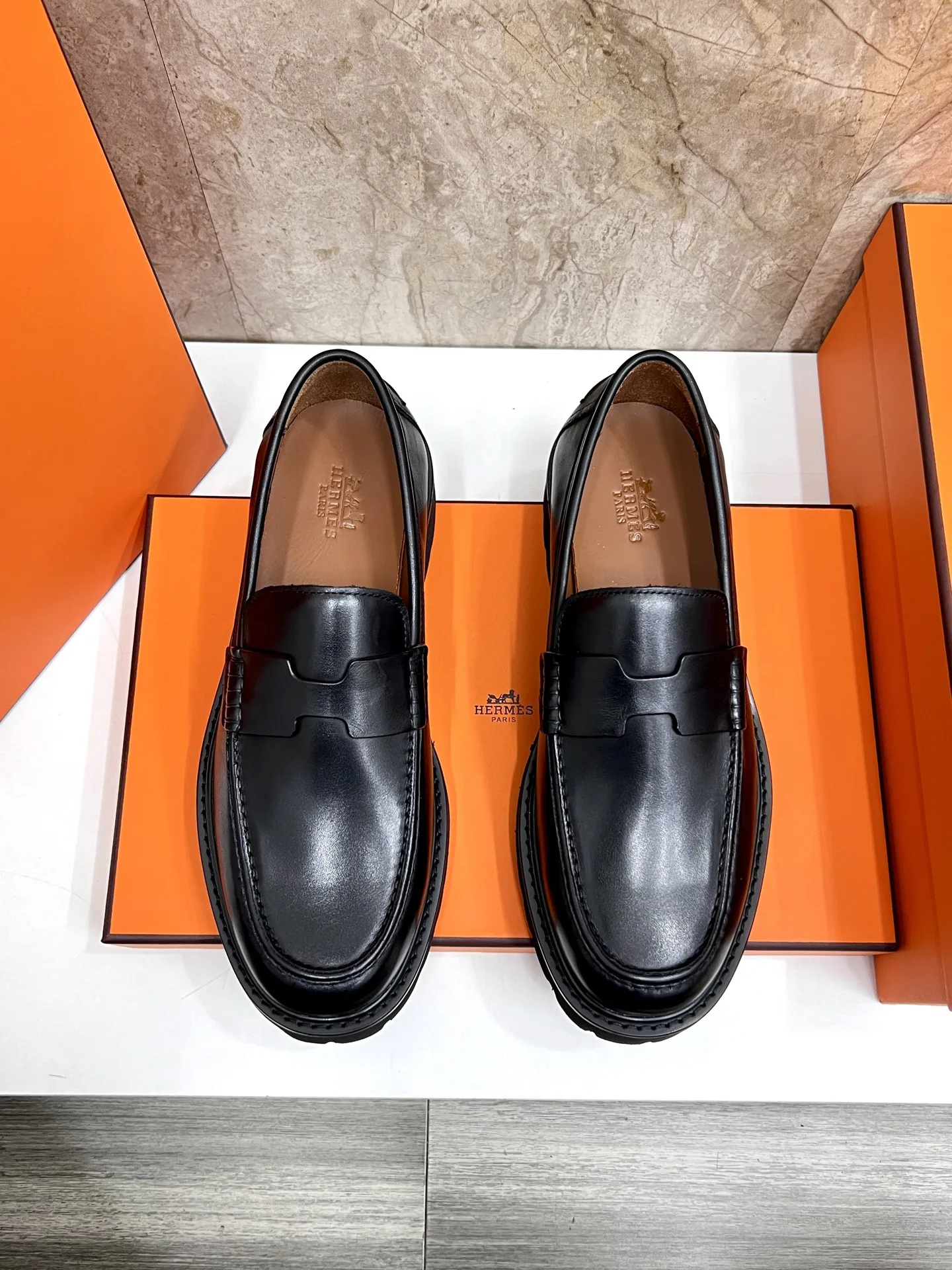 Hermès Leather Shoes