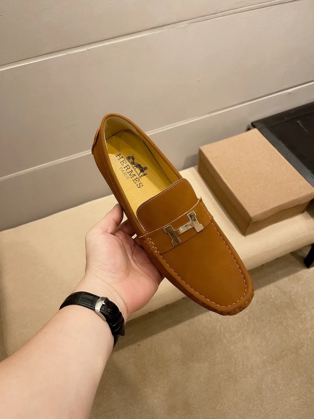 Hermès Leather Shoes