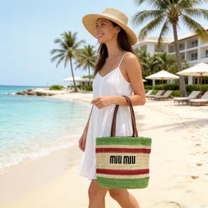 Miu Miu Straw Bags