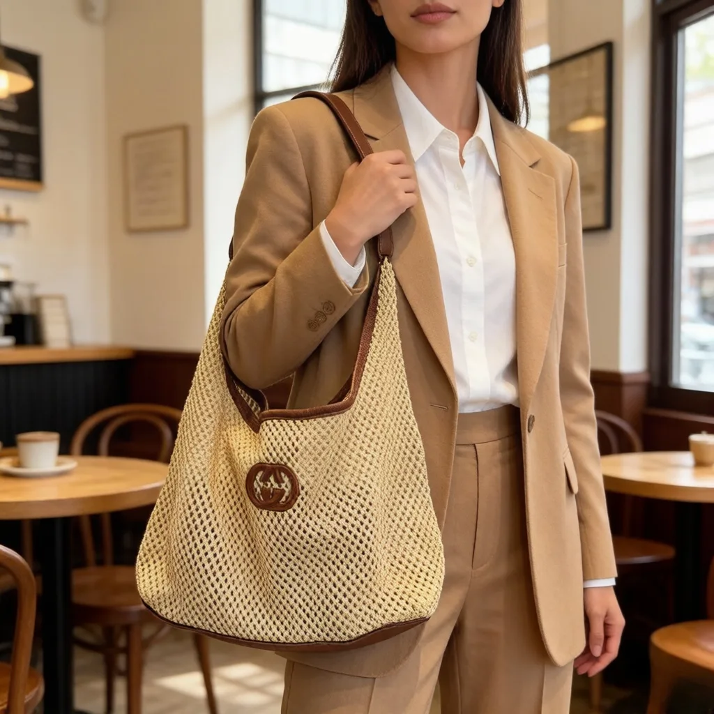 Gucci Straw Bags