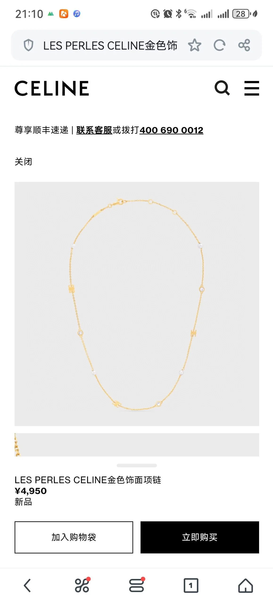 Celine Necklace