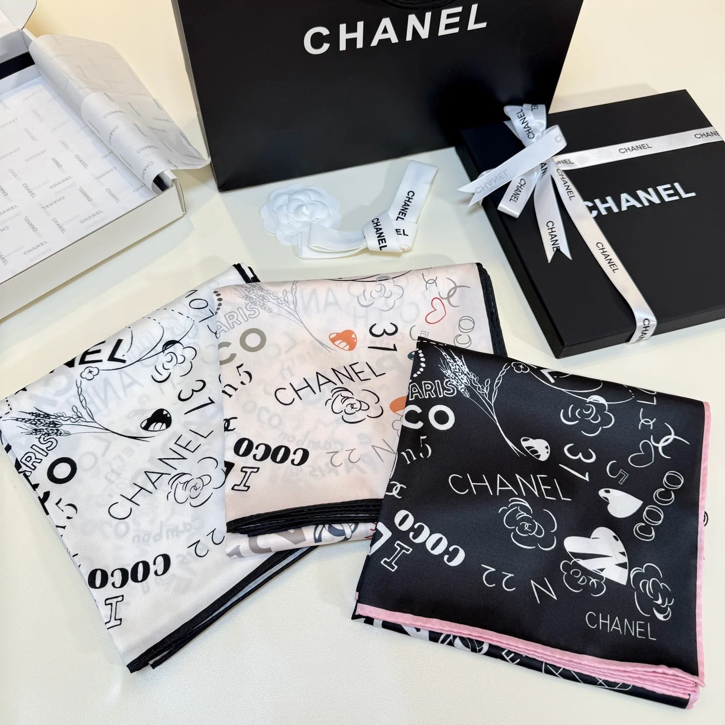 Chanel Silk Scarf